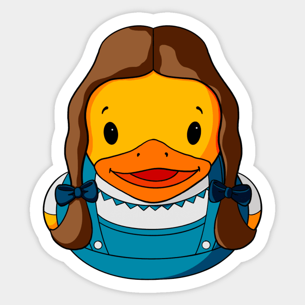 Dorothy Rubber Duck Wizard Of Oz Sticker TeePublic